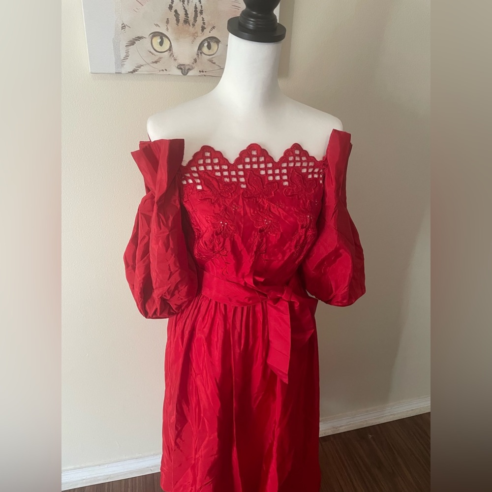 Super Cute Red Dress - Picture 3 of 7